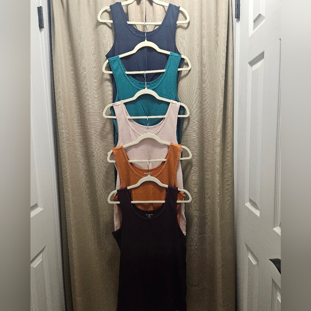 Set of Five Tank Tops